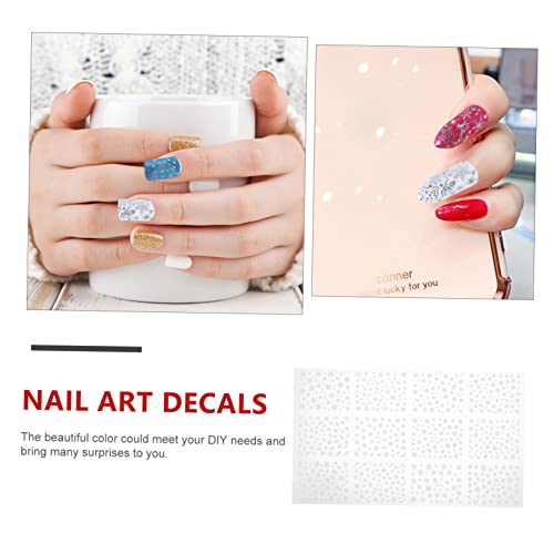 KALLORY 3 Folhas De Adesivos Para Unhas De Natal Enfeites De Unhas 3D Adesivos Para Meninas Adesivos
