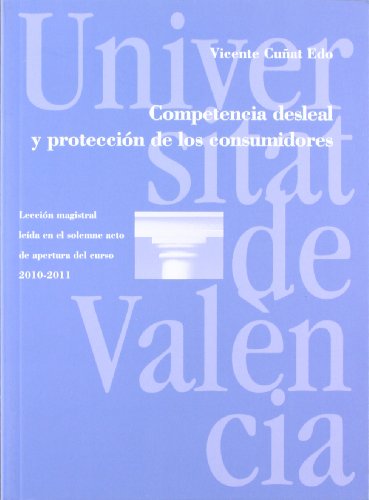 Portada de Competencia desleal y protección de los consumidores