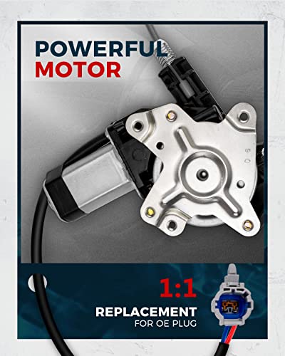 Kax 748-981 Power Window Regulator With Motor Assembly Rear Right Passenger Side Original Equipment Replacement Compatible With 2005-2013 Armada,2004-2012 Titan… #TOP4