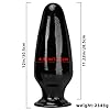 Jixaxe XXXL Riesiger Analplug Großer Butt Plug Analdildo 30.5 * 11.5cm Riesen Dildo für Meister des Analspiels entwickelt, Anus Dilatator Anal Sexspielzeug für Frauen, Männer, Fortgeschrittene #1