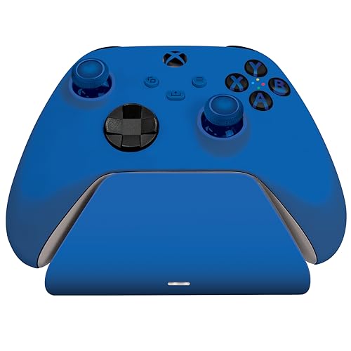 Razer Universal Quick Charging Stand (Shock Blue) - pour Manettes de Xbox (Charge Rapide, Contact Magnétique, Compatibilité Universelle, Navigation à Une...