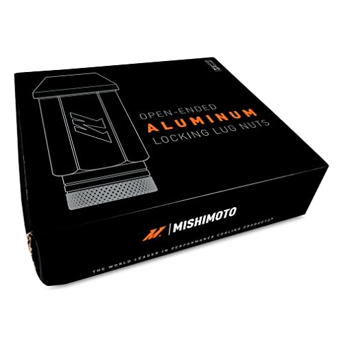 Image of Mishimoto Aluminum Locking Black Lug Nuts Set, M12x1.25, 20 Pieces