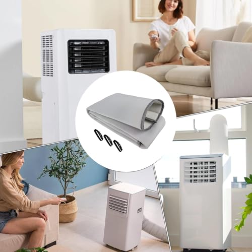 Couvercle de tuyau de climatisation portable avec manchon d'isolation universel pour voiture