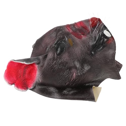 Masque de souris réaliste en latex idéal pour soirée costumée et cosplay