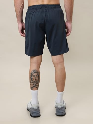 Image of TECHNOSPORT Mens Regular Fit Solid Shorts for Gym, Workout & Sports with Anti Microbial, Techno Dry