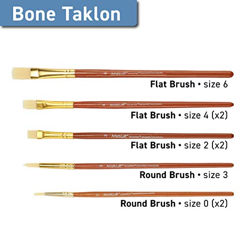 Michaels Super Value 50 Piece Brush Set By Artist's Loft™ Necessities™ #TOP6