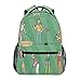 Zaino divertente per adulti e ragazzi College Laptop Spalla Daypack Viaggio Business Lavoro Computer Zaino Golf Giocatori, Giocatori di golf, taglia unica