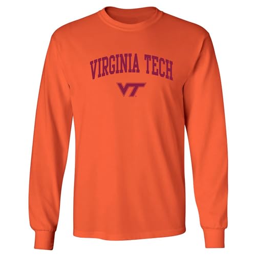 Camiseta NCAA manga larga con logo universitario Arch para estudiantes