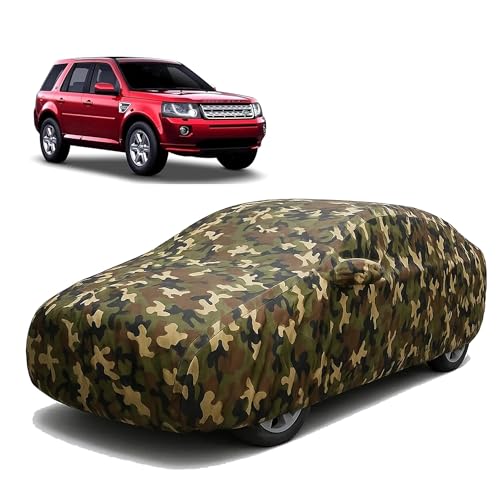 Image of Sulfar 100% Waterproof Car Body Cover for Land Rover Freelander 2 - Triple-Stitched Dustproof UV, Heat & Rain Protection with Mirror Pockets, Full-Bottom Elastic & Free Storage Bag - All-Weather Indoo
