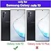 Guizzcg for Samsung Galaxy Note 10 Magnetic Case (6.3-inch) [Compatible with Magsafe] Soft TPU Bumper + Clear Back Slim Shockproof Drop Protection,Black