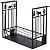 MYFIREPLACEDIRECT Firewood Rack with 4 Fireplace Tools,Outdoor Heavy-Duty Log Wood Storage Accessory for Indoor Fire Pit Wood Holders with Shovel, Poker, Tongs, Broom