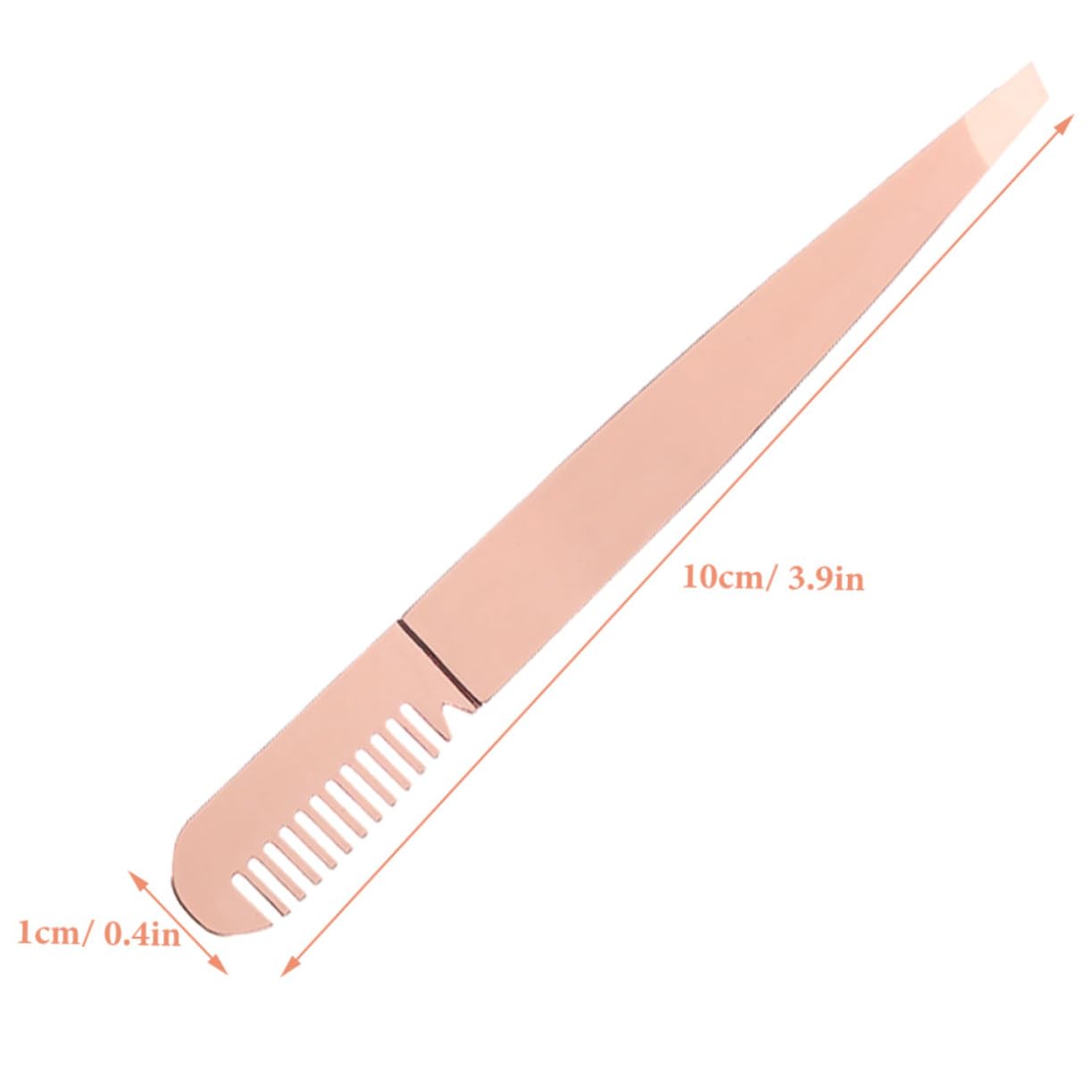 AUTSUPPL 4Pcs Stainless Steel Eyebrow Tweezers Removal Tools for Brow Shaping Eyelash Application Facial Hair Durable Lightweight with Glamorous Finish