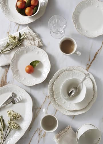 Lenox-French-Perle-4-Piece-Dinner-Plate-Set-4-Count-White