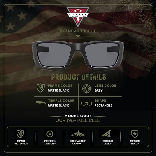 Image of Oakley Standard Issue SI FUEL CELL USA FLAG Collection Military Grade Sunglasses With Official Eyewear Kit