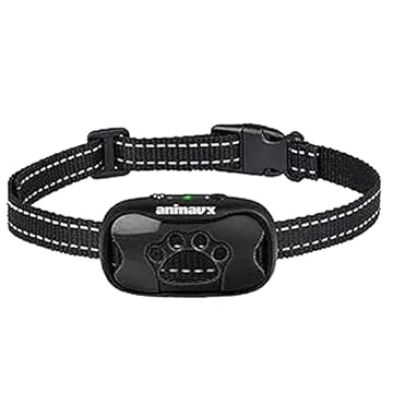 Coleira Adestramento Antilatido Cães Ultrassom E Vibração (Preto)