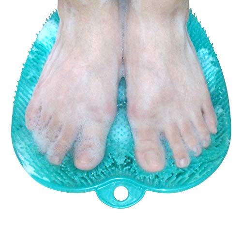 XDgrace Foot Scrubber Brush Feet Massager, Non Slip Shower Foot Cleaner Acupressure Floor