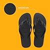 Havaianas Unisex Top Color Flip-Flop, Black, 6/7 UK #2