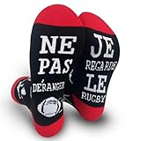 PLAYFUL SMILE Chaussettes Humour Homme 43-46 (FR/ES, Alpha/lettres,...