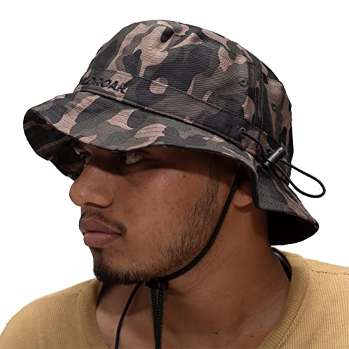 WildRoar Bucket Hat (Camo, Medium Size 