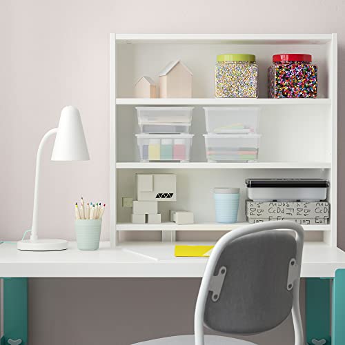 Bureau avec étagère ProTuning PÅHL blanc et turquoise 96x58 cm - 4