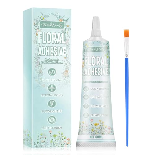 Floral Glue Floral Adhesive Cold Flower Glue Clear Liquid Flower Glue