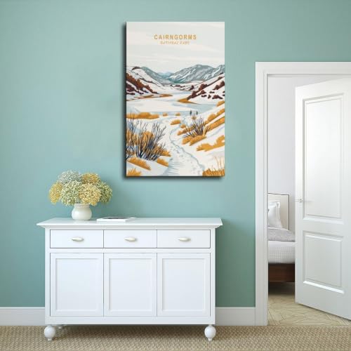 Toile Cairngorms parc national Écosse impression art mur salon - 4