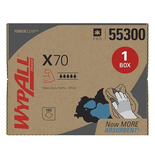 WypAll PowerClean X70 Medium Duty Cloths (192 sheets)