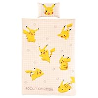 Amazon.co.jp: MORIPiLO ポケモン 布団カバーセット (ピカチュウ