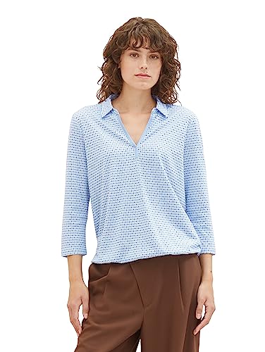 Camiseta polo con estampado mujer que no pierde la forma ni el color tras los lavados