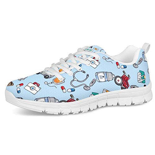 Polero Zapatillas deportivas con dibujos enfermeria para mujer