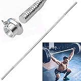  Barras mancuerna barra olímpica, duradero Barra manillar Mango for Training Sport entrenamiento, el entrenamiento con pesas aptitud pecho de alta intensidad sólido Tamaño: 25 mm Contrapeso for 47.2inc