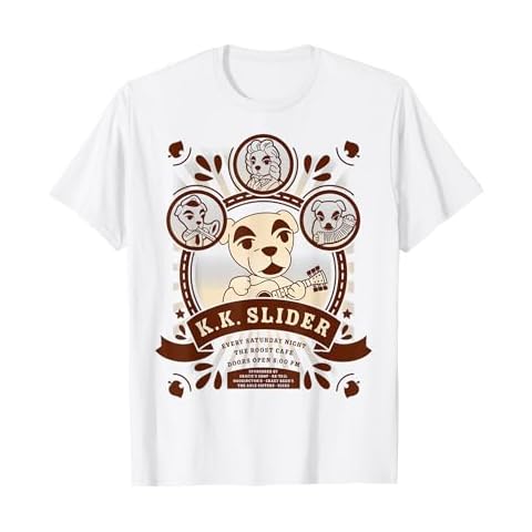 Animal Crossing K.K. Slider At The Roost Nintendo Logo T-Shirt Cover