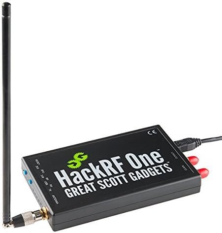 Nooelec HackRF One Software Defined Radio (SDR) & ANT500 Antenna Set. Capable of Receiving All Modes in HF, VHF & UHF Bands. Includes SDR with 1MHz-6GHz Frequency Range & 20MHz Bandwidth and ANT-500