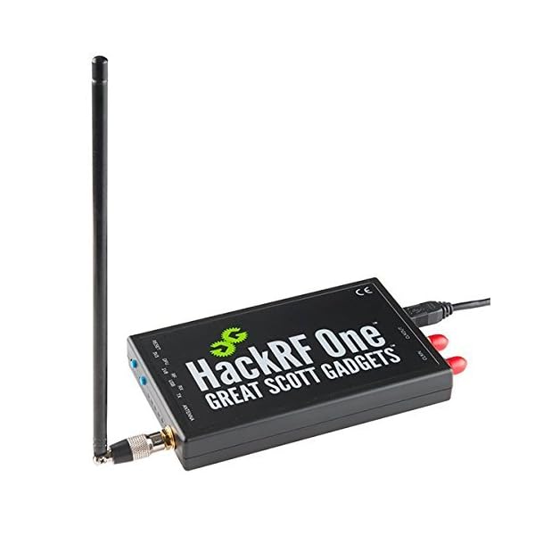 Nooelec HackRF One Software Defined Radio (SDR) & ANT500 Antenna Set. Capable of Receiving All Modes in HF, VHF & UHF Bands. Includes SDR with 1MHz-6GHz Frequency Range & 20MHz Bandwidth and ANT-500