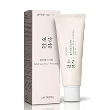 Korean Rice Sunscreen SPF 50+ Broad Spectrum PA++++, No White Cast, Lightweight Mineral Formula with Probiotics for All Skin Types, 1.7 oz
