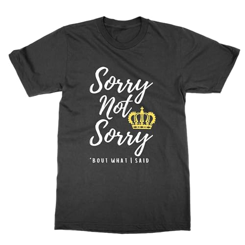 Sorry Not Sorry Six T-Shirt (Black S)