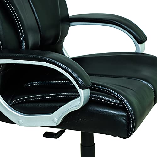 Image of CELLBELL C54 Ergonomic High Back Boss Chair Leather Office Chair /Director Chair /Leatherette Executive Revolving Chair (Black)