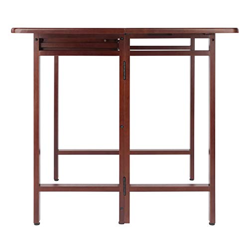 Winsome Taylor Drop Leaf Table with Wide Drawer, 29", Walnut by Winsome - Used condition - Image 6