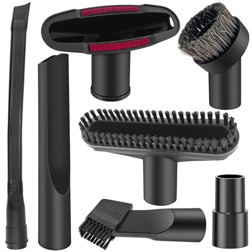 GZqiancang Juego de 7 boquillas para aspiradora, 35 mm/32 mm, accesorios para aspiradora, boquilla flexible para aspiradora para limpieza de ropa de cama, sofás, coches
