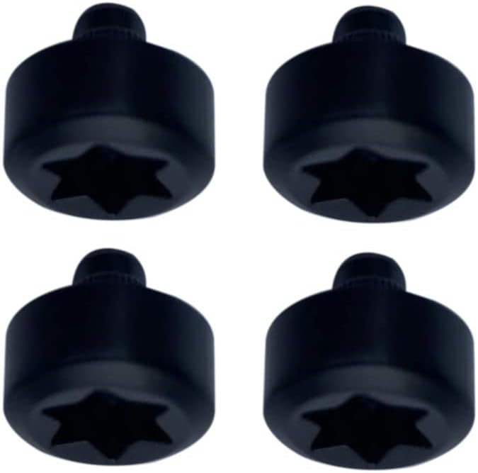 Black 4PCS Fuel Off Road Wheel Cover Bolt Black 101016A