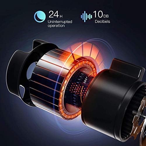 FENOKD Mechanical Watch Shaker Automatic Watch Winder for 4 Watches + 6 Storage Soft Watch Pillow LED Illumination Super Quiet Motor AC Adapter and Battery