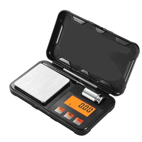 Precision Digital Jewelry Scale: 0.001g Accuracy, Portable Electronic Balance for Weighing Gems, Coins, and Jewelry - Lightweight Handheld Scale