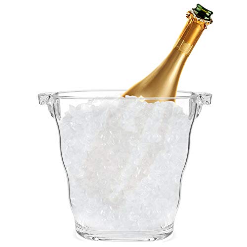Best Cyber Monday 🔥 Square Shape Clear Acrylic Ice Bucket with Handle | great Ice Container for Parties, Home, Bar | Compact Beverage Champagne Cooler | Wine Chiller | 3.6 Quart Capacity Super Brands Square Shape Clear Acrylic Ice Bucket with Handle | great Ice Container for Parties, Home, Bar | Compact Beverage Champagne Cooler | Wine Chiller | 3.6 Quart Capacity