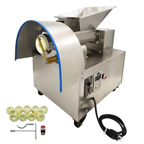 INTSUPERMAI Dough Divider Electric Dough Cutter Machine Rounder Making Machine for Pizza Bread Quantitative 1g-300g