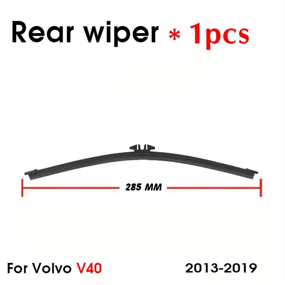 Kit Braccio tergicristallo Posteriore per Volvo V40 2013 2014 2015 2016 2017 2018 2019, Tergicristalli Parabrezza