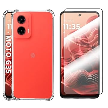 KIT Película de Vidro 3D + Capa Anti-Impacto para Moto G35 (Tela 6.72") - C7 Company