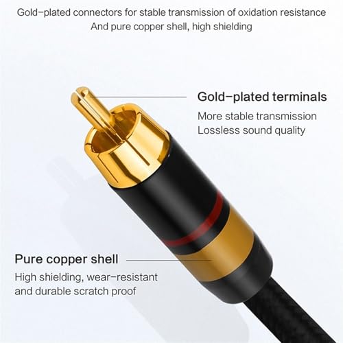 Câble d'interconnexion mâle pour relier votre lecteur MP4 à l'amplificateur du salon - 2