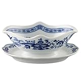 mikrowellengeeignet Hutschenreuther 02001-720002-11620 Zwiebelmuster Sauciere 1-teilig, 0,40 L, blau