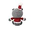 Cute Bear Wearing A Red Hat Crochet Doll Handmade Amigurumi Plush Toy VAC