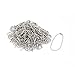 uxcell Stainless Steel Ball Tag Key Chain Connector 6 Inch Long 2.4mm Bead Dia 100 Pcs